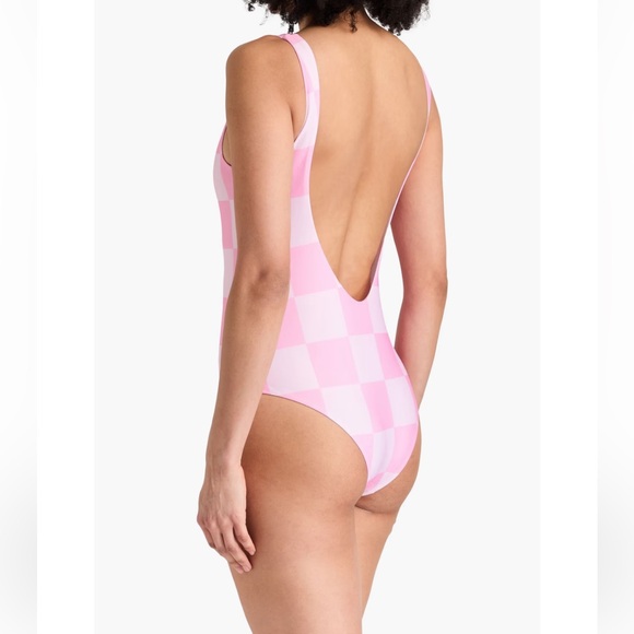 NWT Stine Goya Angela checked swimsuit Adonis medium - Picture 2 of 6